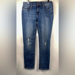 Vigoss‎ Thompson Tomboy Skinny Jeans Distressed Medium Wash Womens Size 30x27